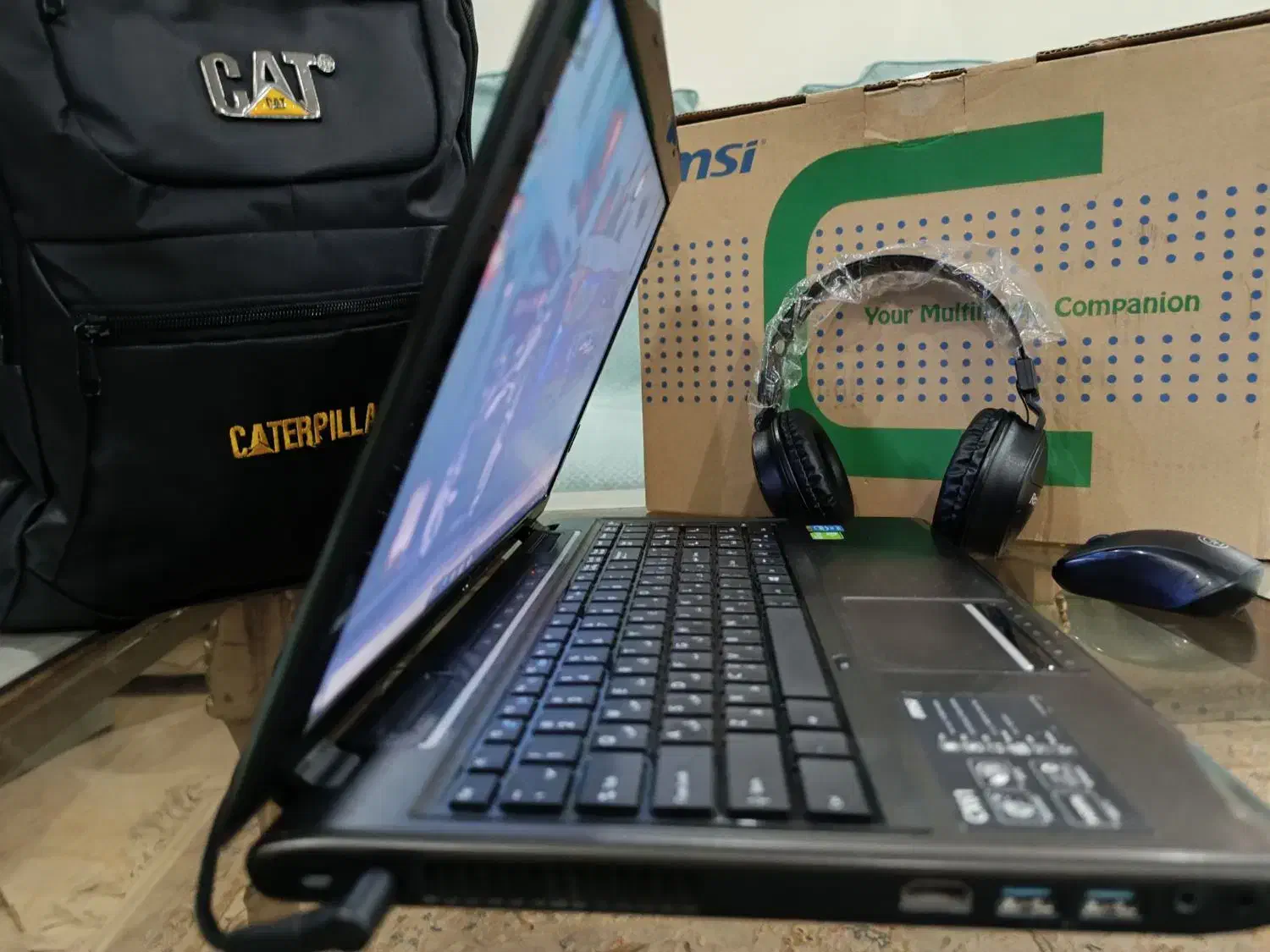 لپتاپ MSI گرافیکدار  دانشجویی برنامه نویسی ترید|رایانه همراه|تهران, نیروی هوایی (پیروزی)|دیوار