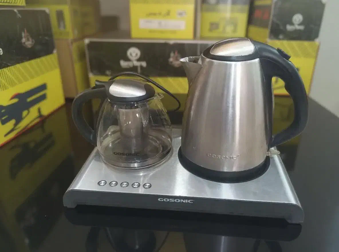 چایساز گاسونیک شیشهای استیل نو|سماور، چایساز، قهوهساز|تهران, هرندی|دیوار