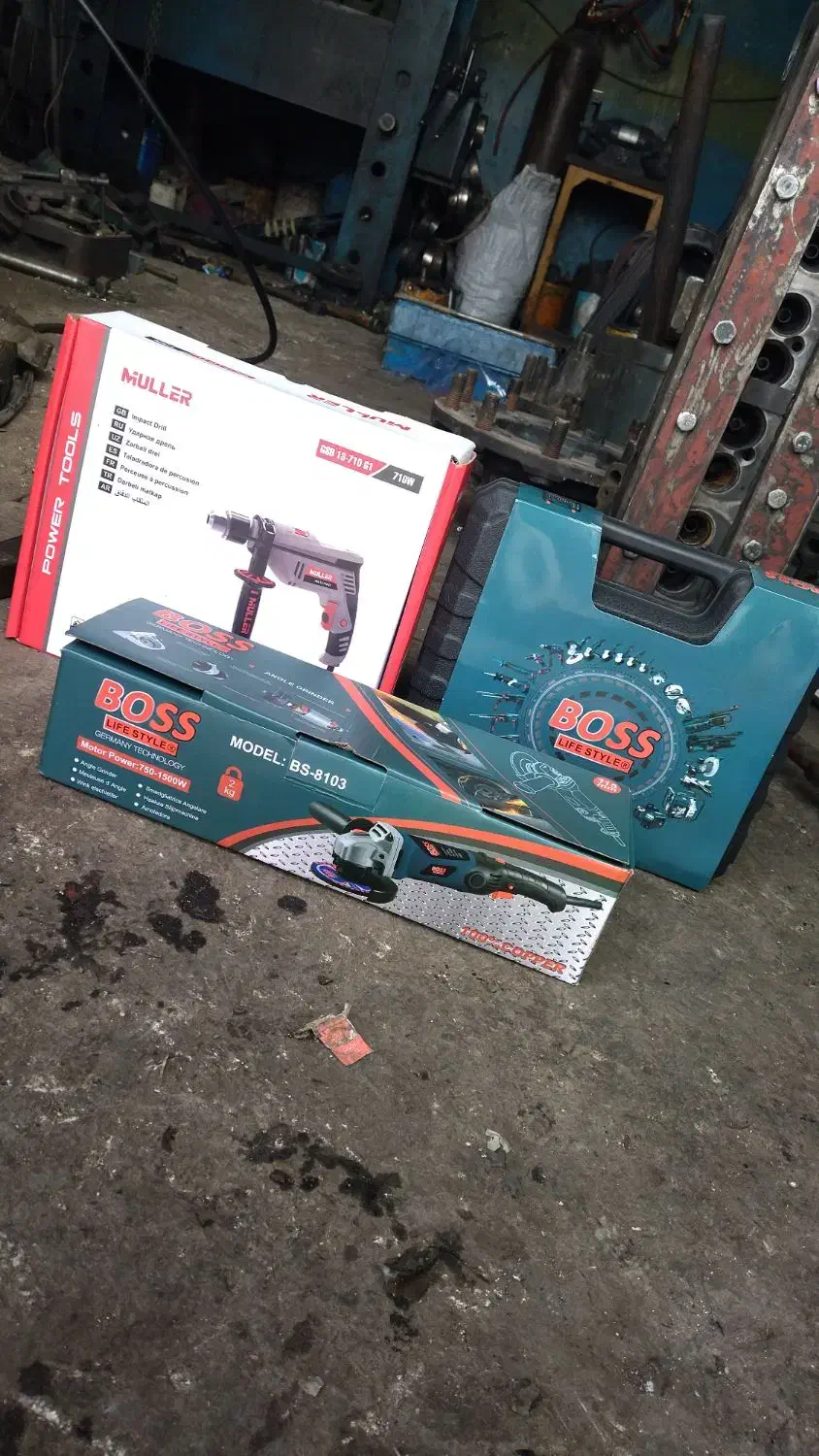 مینی سنگ، دریل شارژی و دریل توضیحات را بخون مناسبن|ابزارآلات|بروجن, |دیوار