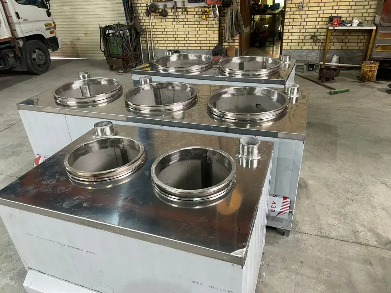 آش و حلیم اجاق  سینک  کابینت استیل همزن میز|کافی‌شاپ و رستوران|خمینی‌شهر, |دیوار