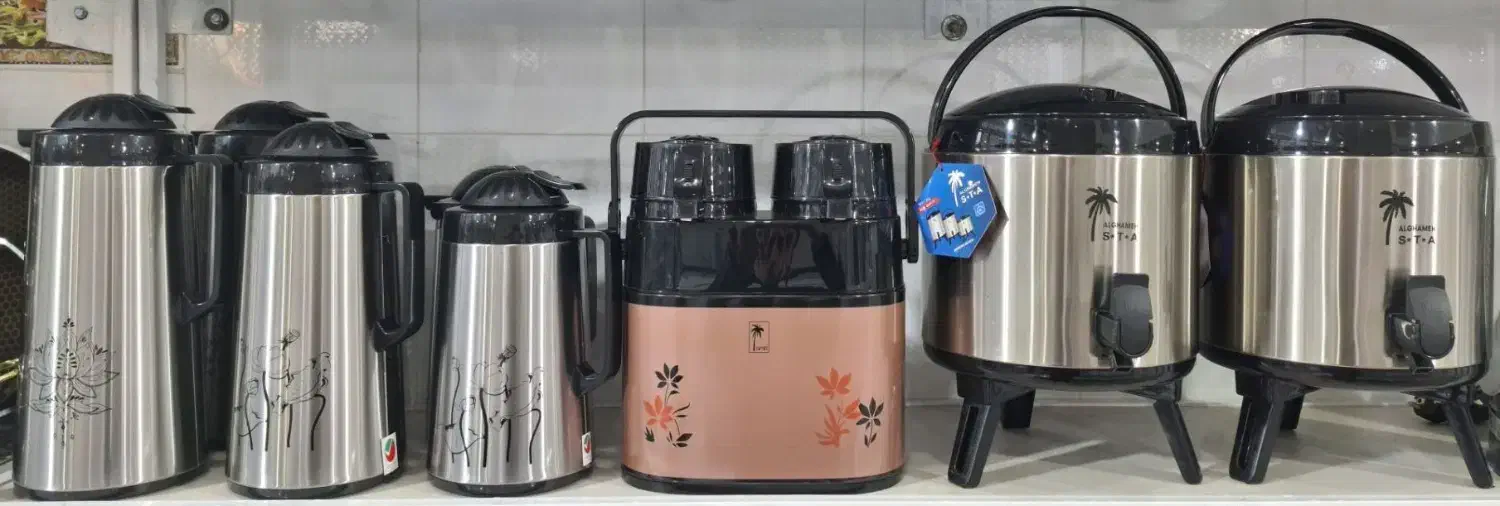 انواع فلاکس و کلمن l لوازم خانگی بانه گیان|ظروف نگهدارنده، پلاستیکی، یک‌بارمصرف|بانه, |دیوار