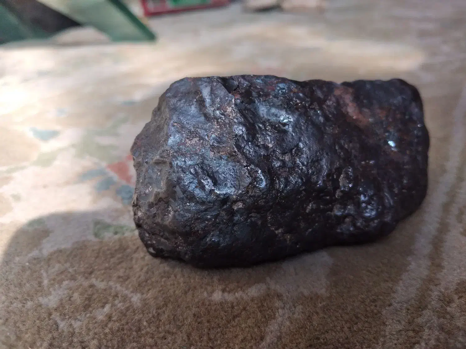 شهاب.سنگ.کندریت.اصل.|کلکسیون اشیاء عتیقه|مبارکه, |دیوار