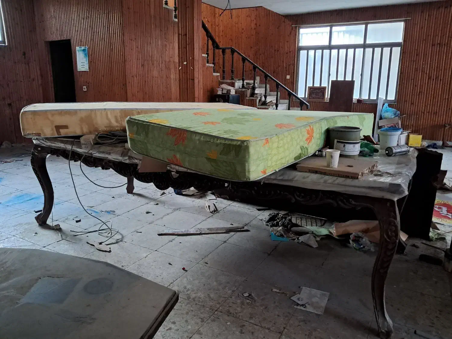 تشک انفره طبی بسیارتمیز وجنس عالی ومحکم|تشک تختخواب|خرم‌آباد (تنکابن), |دیوار