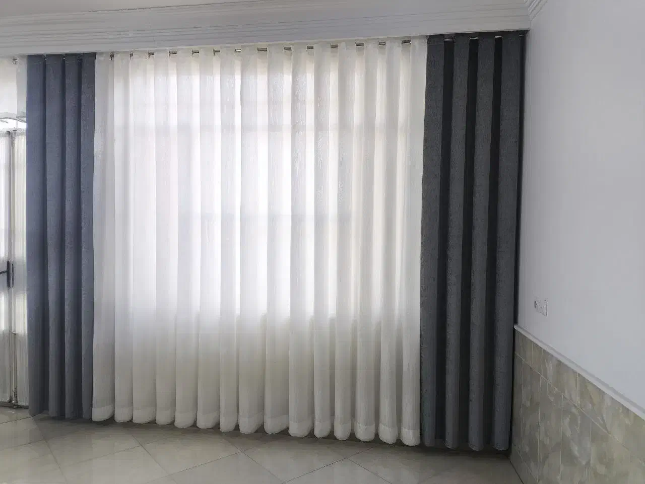 دوخت پرده و نصب پرده|پرده، رانر، رومیزی|نیشابور, محله میدان باغات|دیوار