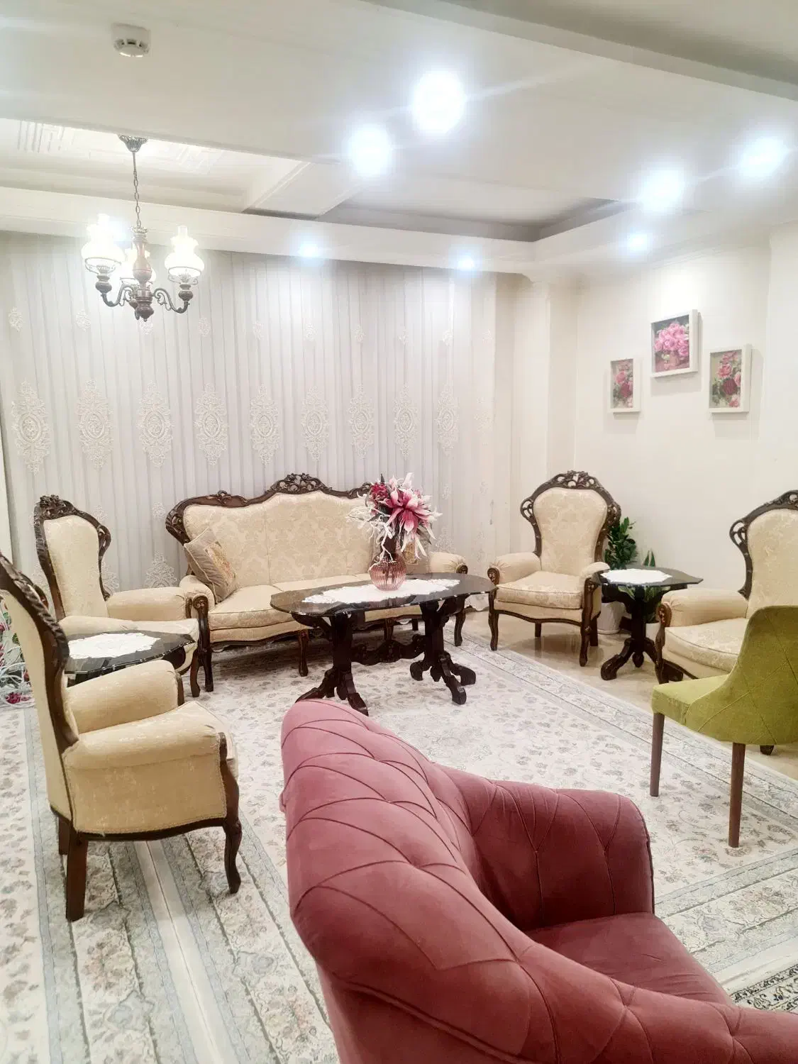 ست مبلمان کلاسیک با ناهارخوری ۸ نفره|مبلمان خانگی و میز عسلی|تهران, نیروی دریایی|دیوار