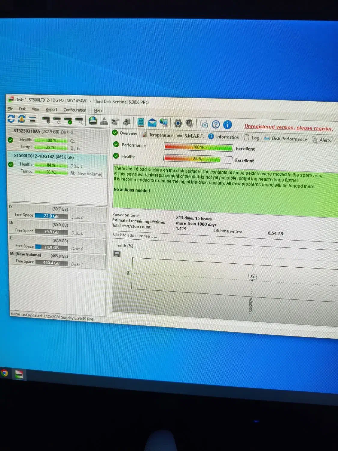 هارد 500 گیگ|قطعات و لوازم جانبی رایانه|نسیم‌شهر, |دیوار