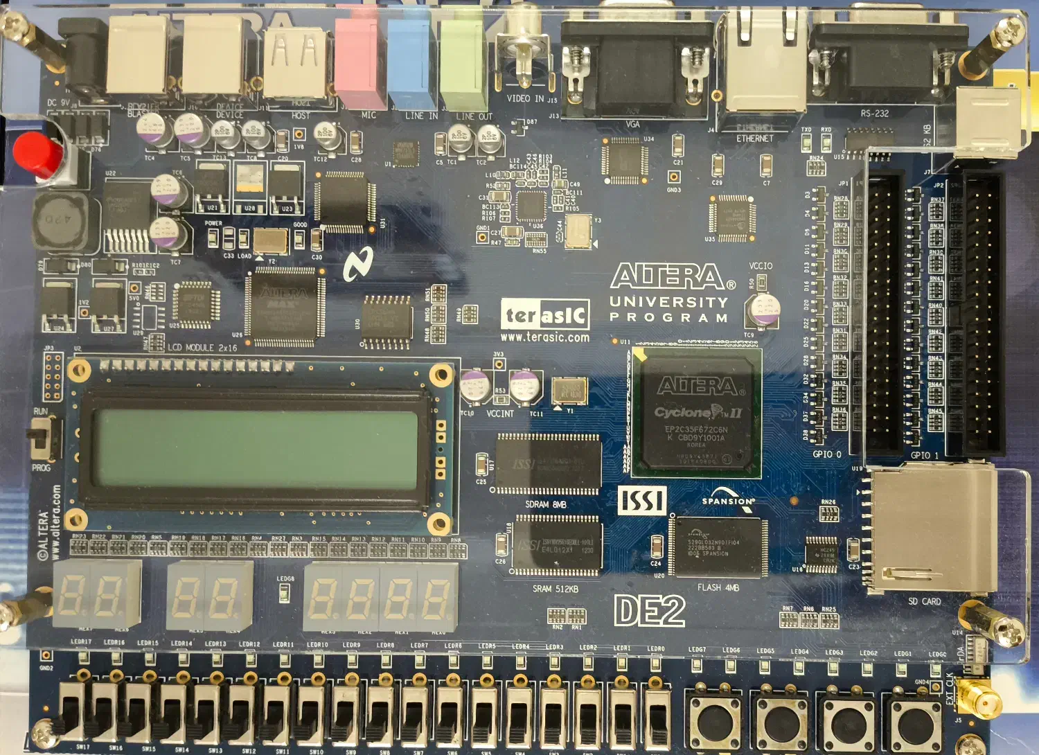 برد FPGA Altera DE2 با دوربین TRDB-D5M (در حد نو)|قطعات و لوازم جانبی رایانه|تهران, پاسداران|دیوار