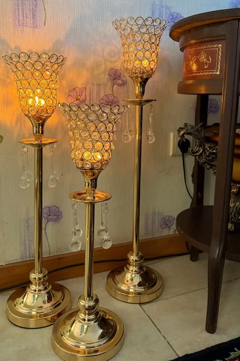 شمعدان کنار سالنی|لوستر و چراغ آویز|رفسنجان, |دیوار