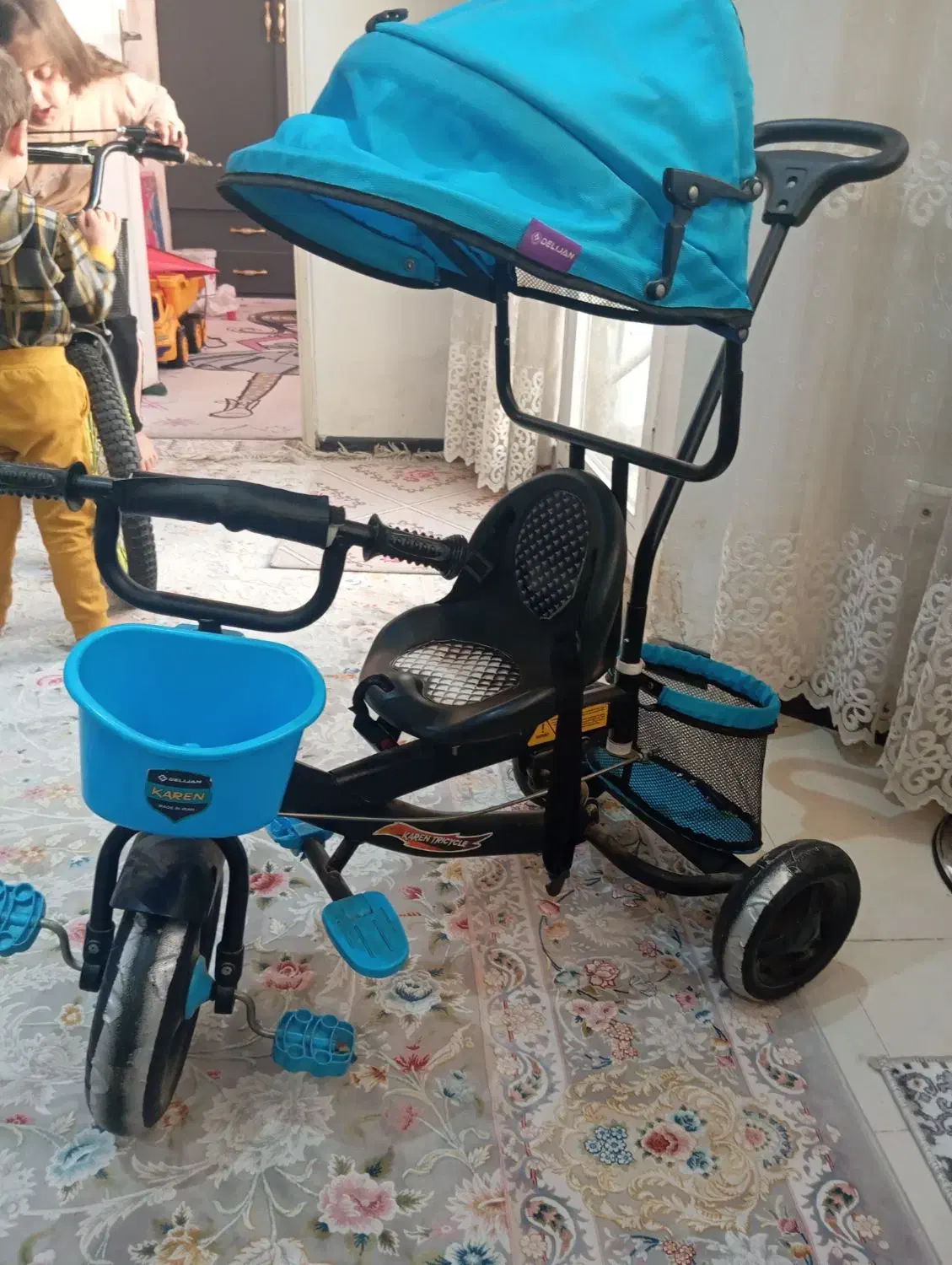 سه چرخه بچگونه سایبان دار|دوچرخه، اسکیت، اسکوتر|اندیشه, شهرک مریم|دیوار