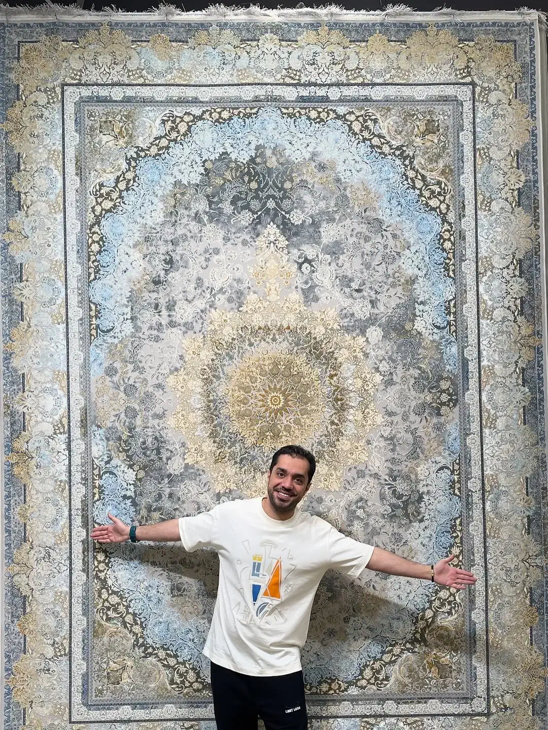 فرش آروشا ۱۵۰۰شان سبز یشمی|فرش|بوشهر, |دیوار