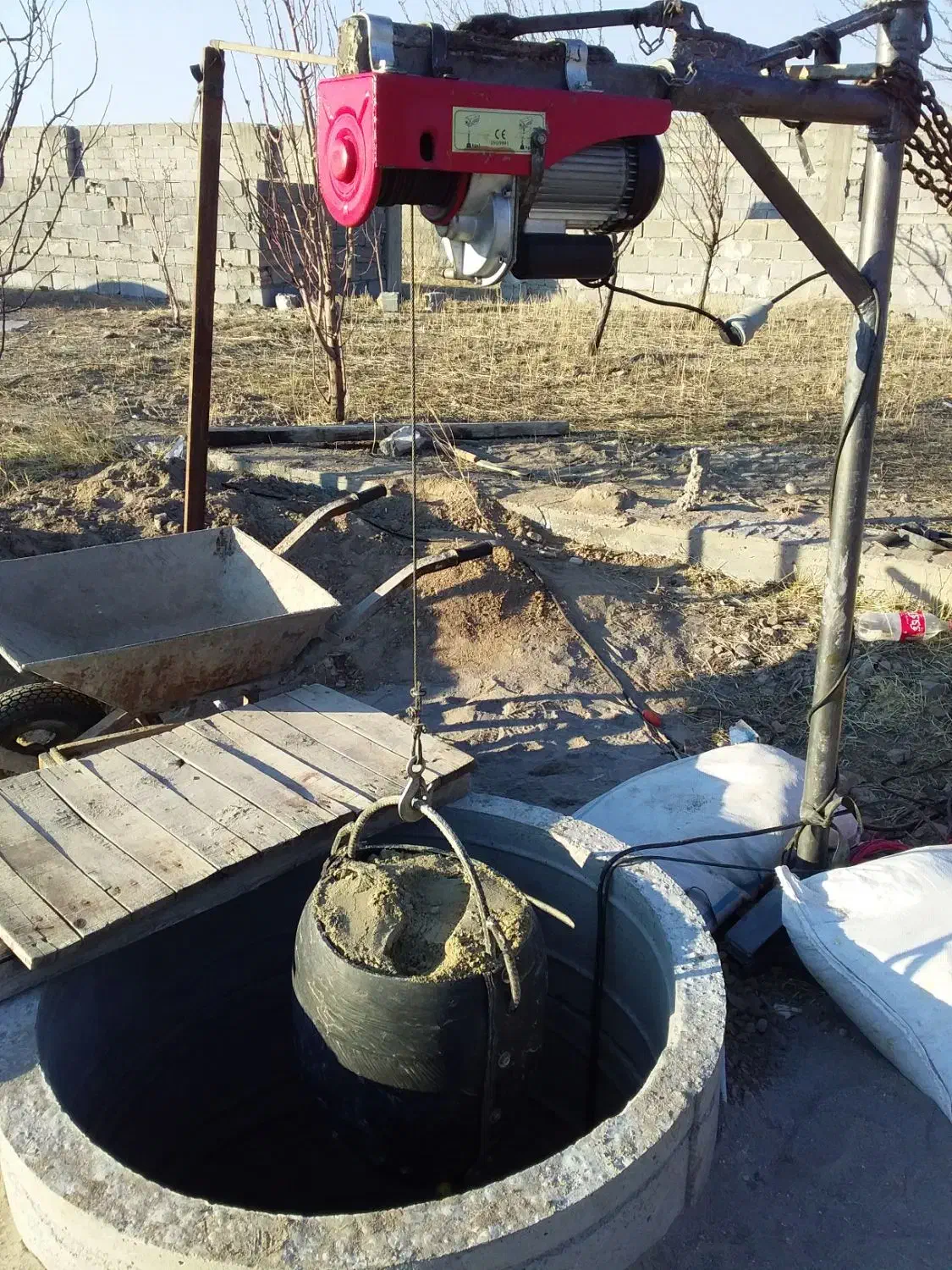 چاه کنی یا چاه کن|خدمات پیشه و مهارت|مراغه, |دیوار