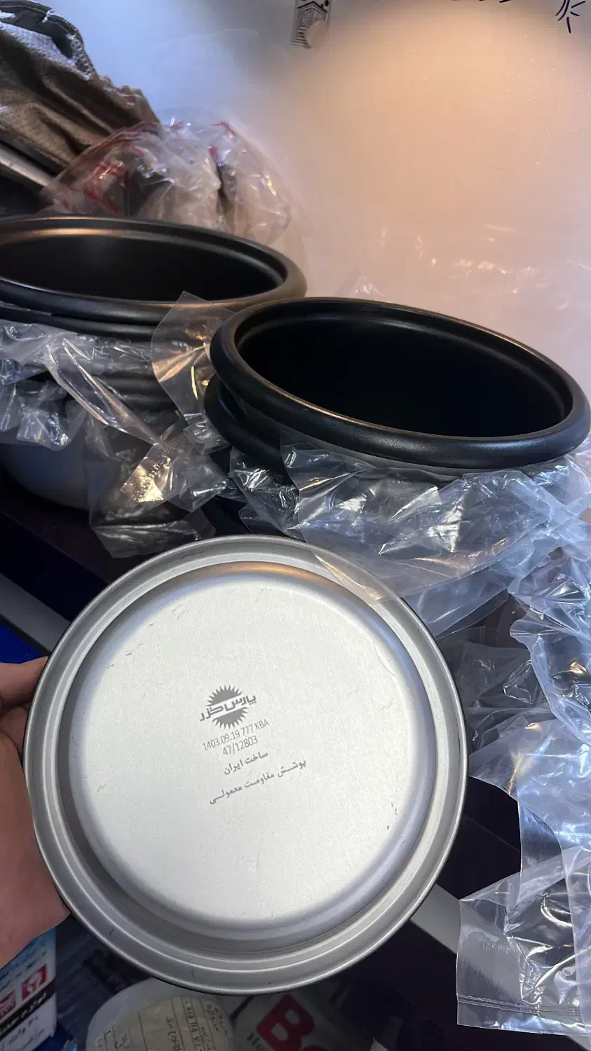 قابلمه (دیگ) پلوپز فابریک پارس خزر اصلی شرکت|اجاق گاز و لوازم برقی پخت‌وپز|مشهد, امام خمینی|دیوار