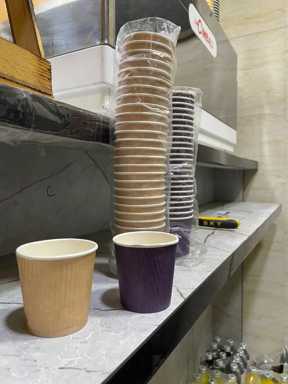 لیوان یه بار مصرف|ظروف نگهدارنده، پلاستیکی، یکبارمصرف|رشت, آب و برق|دیوار