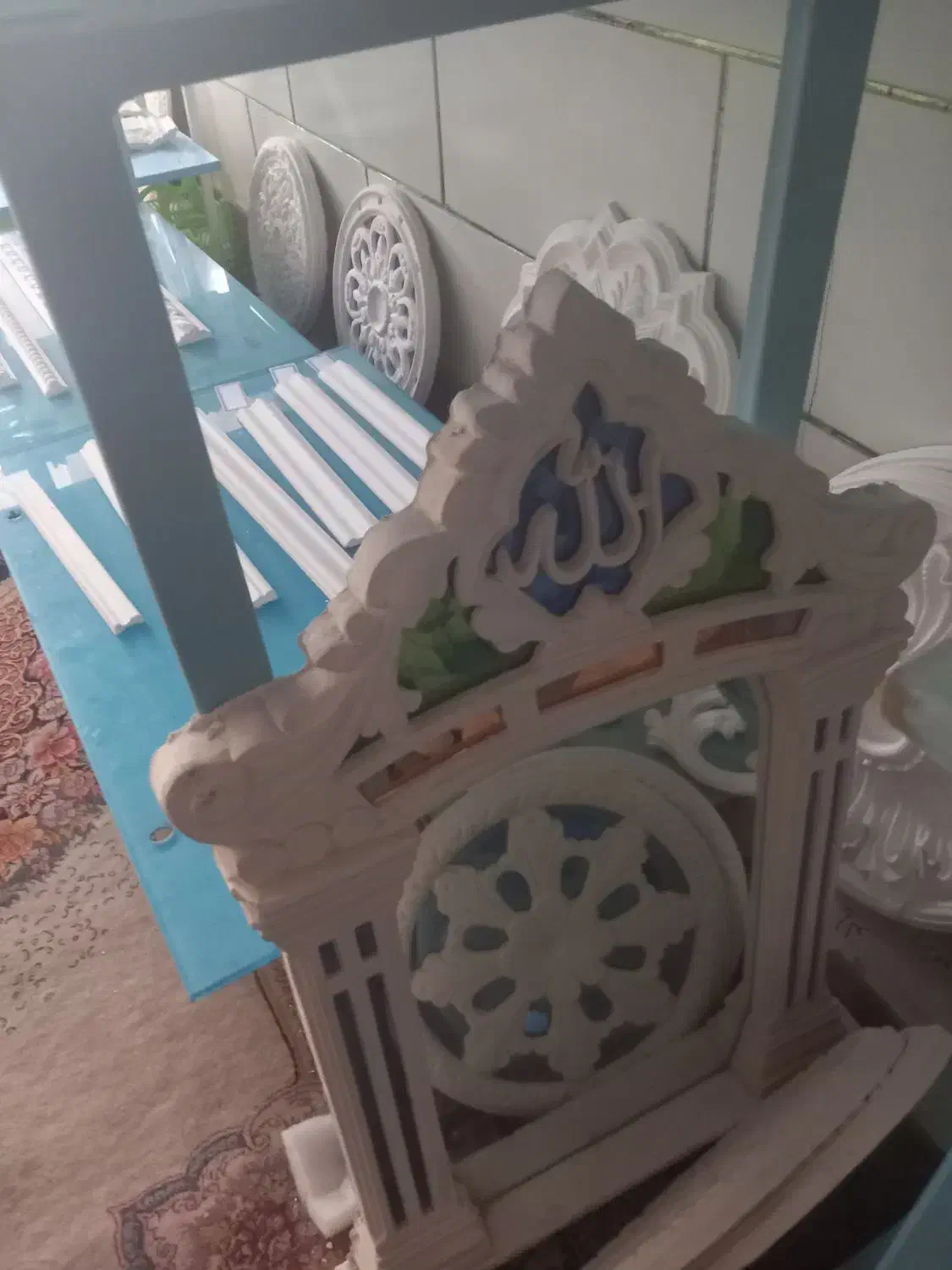 فروش اینه های گچ بری شده|آینه|کرمان, |دیوار