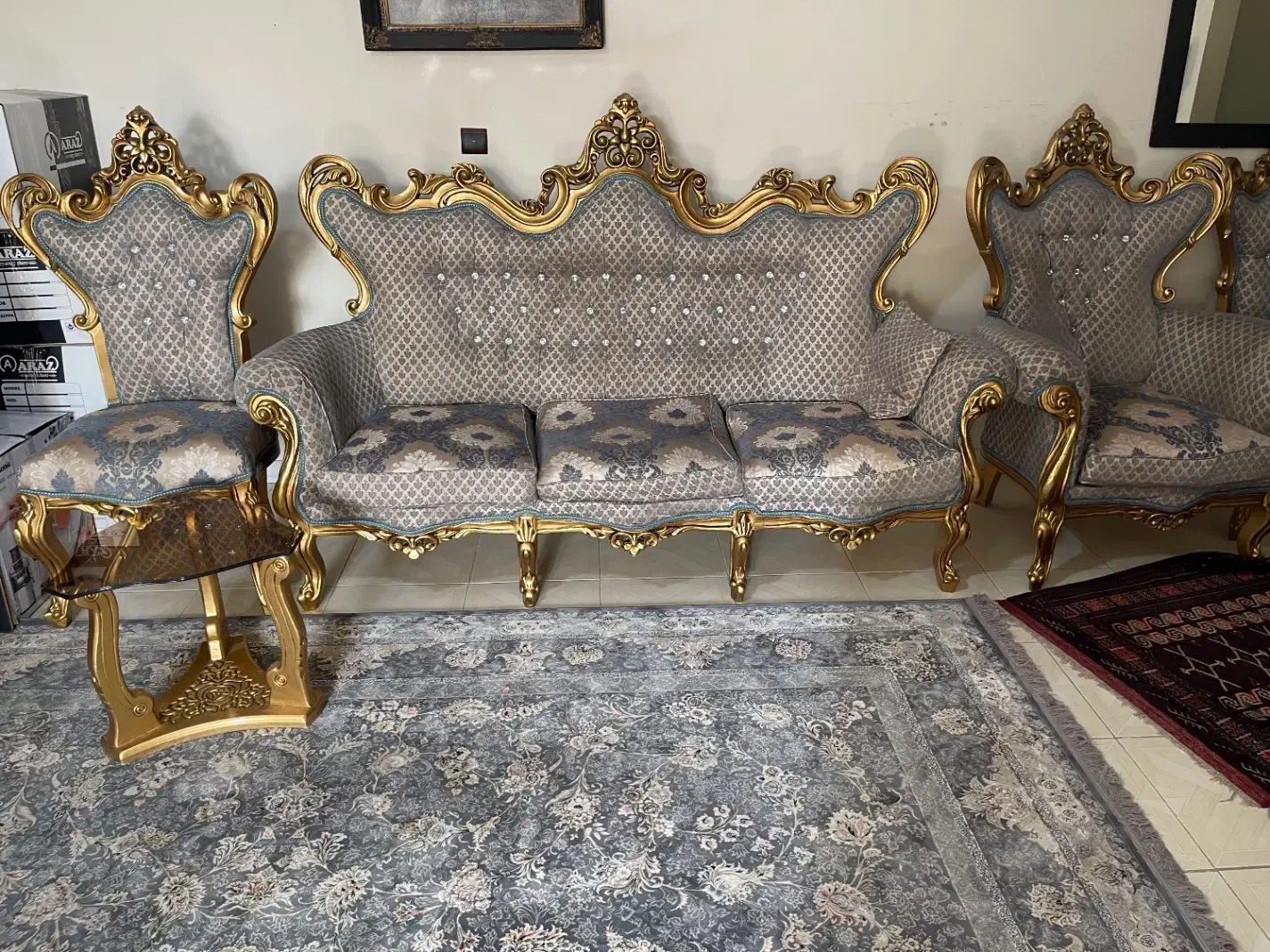 مبل استیل چوب راش|مبلمان خانگی و میز عسلی|شهریار, شهرک شاهد|دیوار