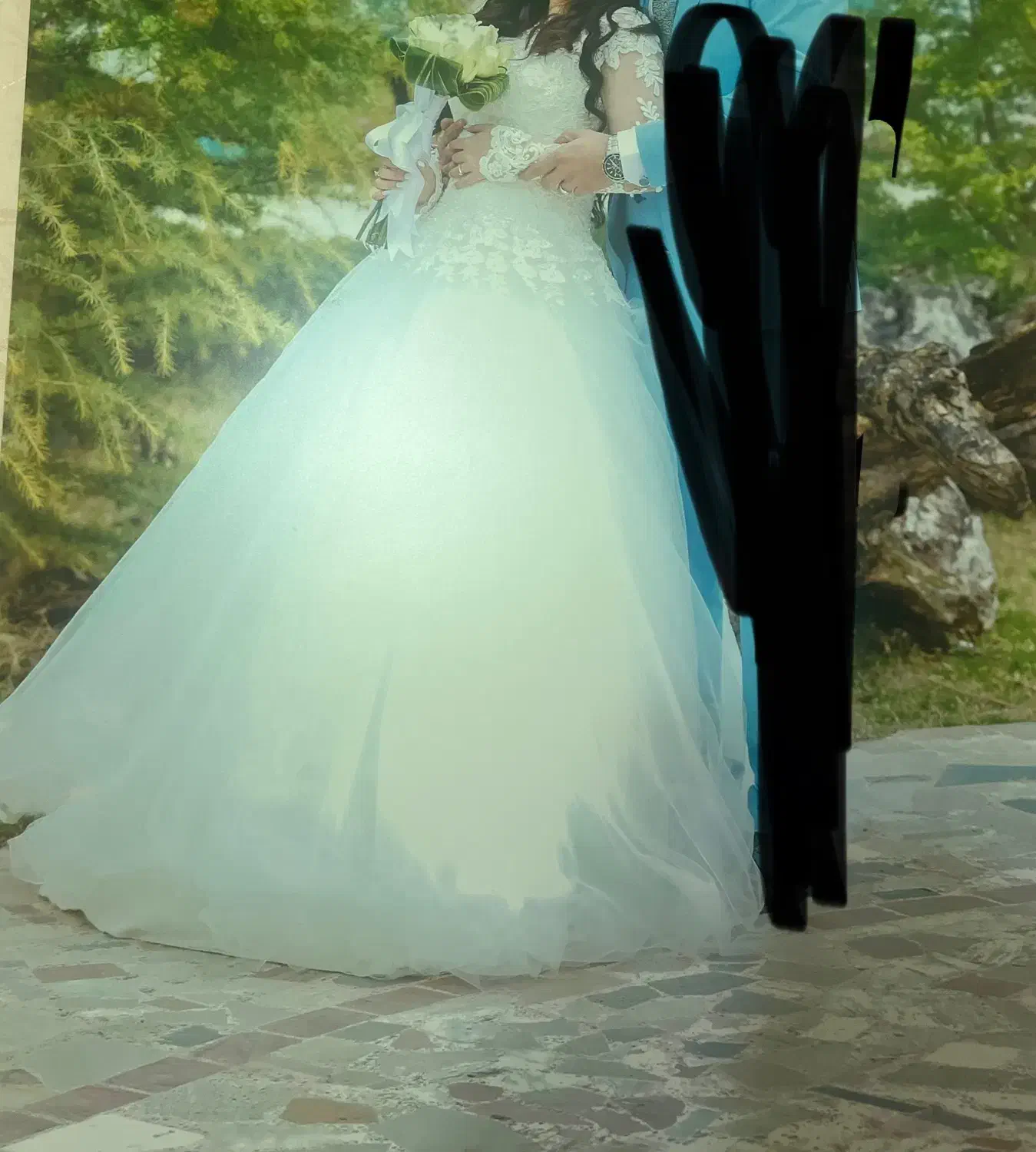 لباس عروس درحد نو کارشیک پوشیده|لباس|گرگان, |دیوار