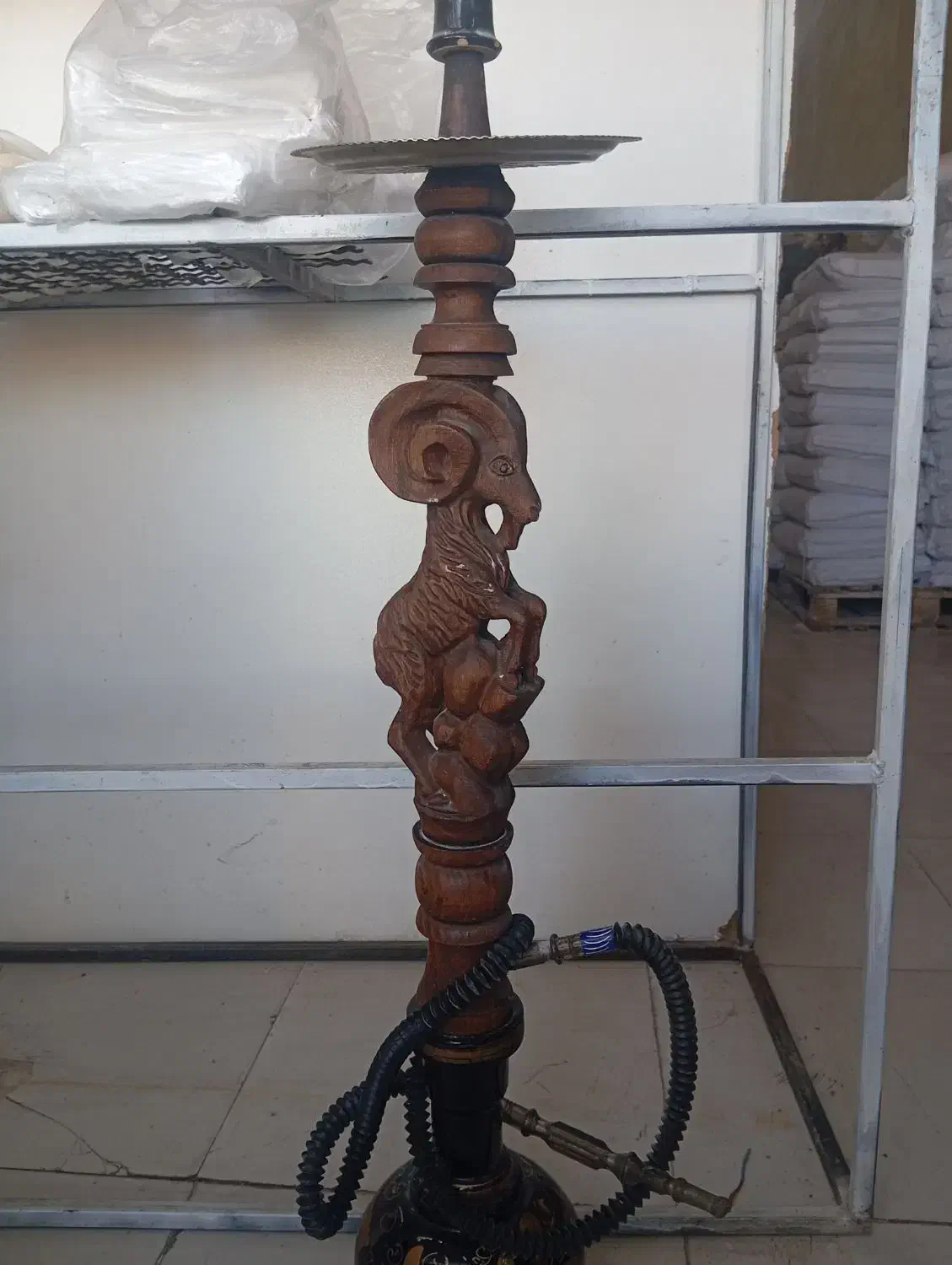 قلیون طرح دار آب بندی هلو|صنایع دستی و سایر لوازم تزئینی|رفسنجان, |دیوار