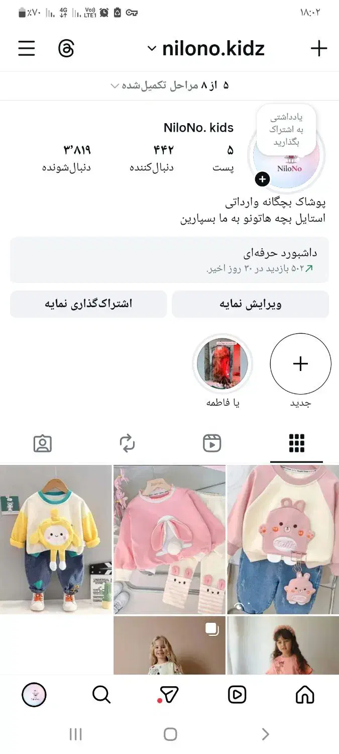 پیج لباس کودک|کفش و لباس بچه|ماکو, |دیوار