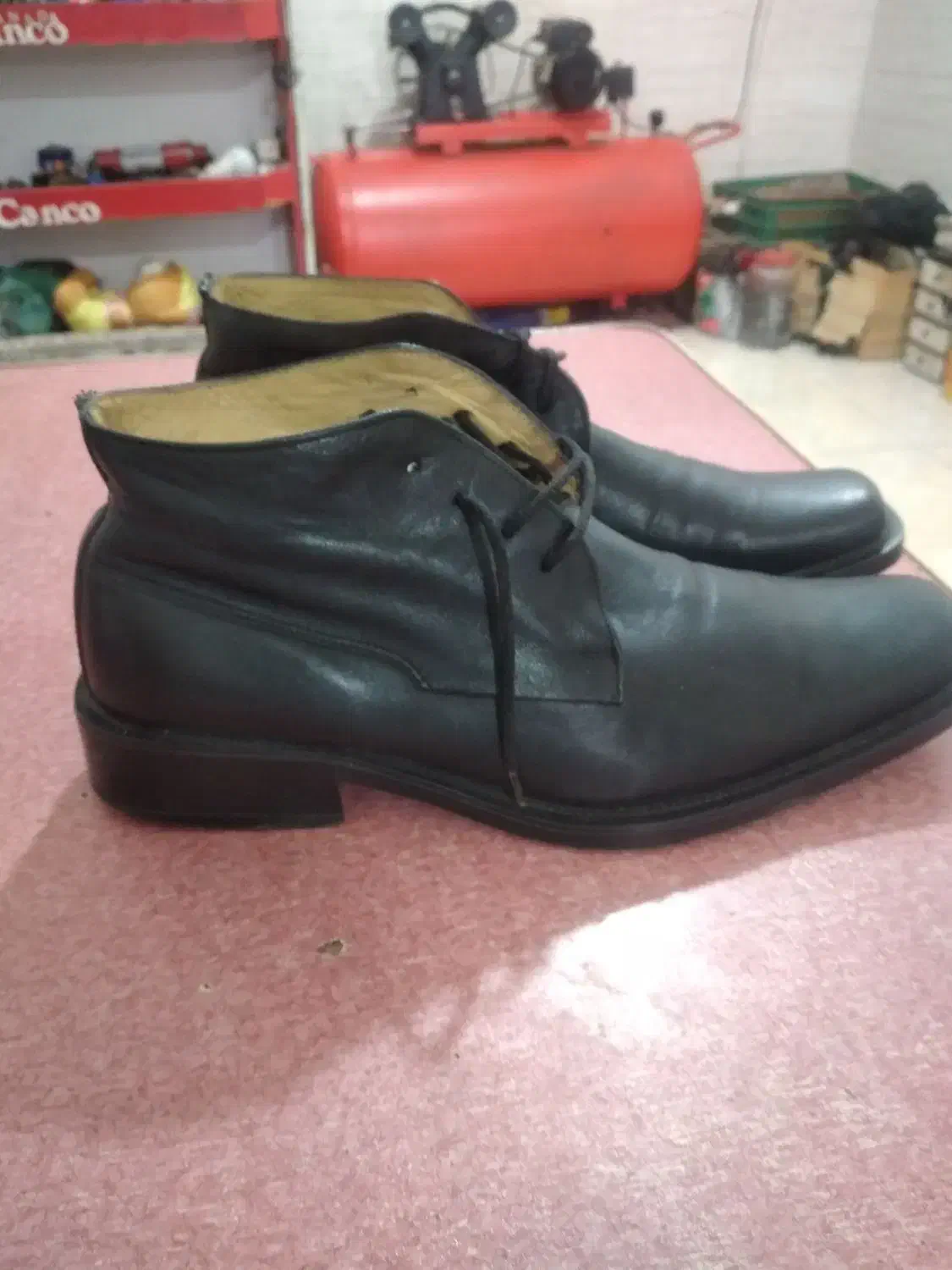 کفش نیم بوت چرم|کیف، کفش، کمربند|آق قلا, |دیوار