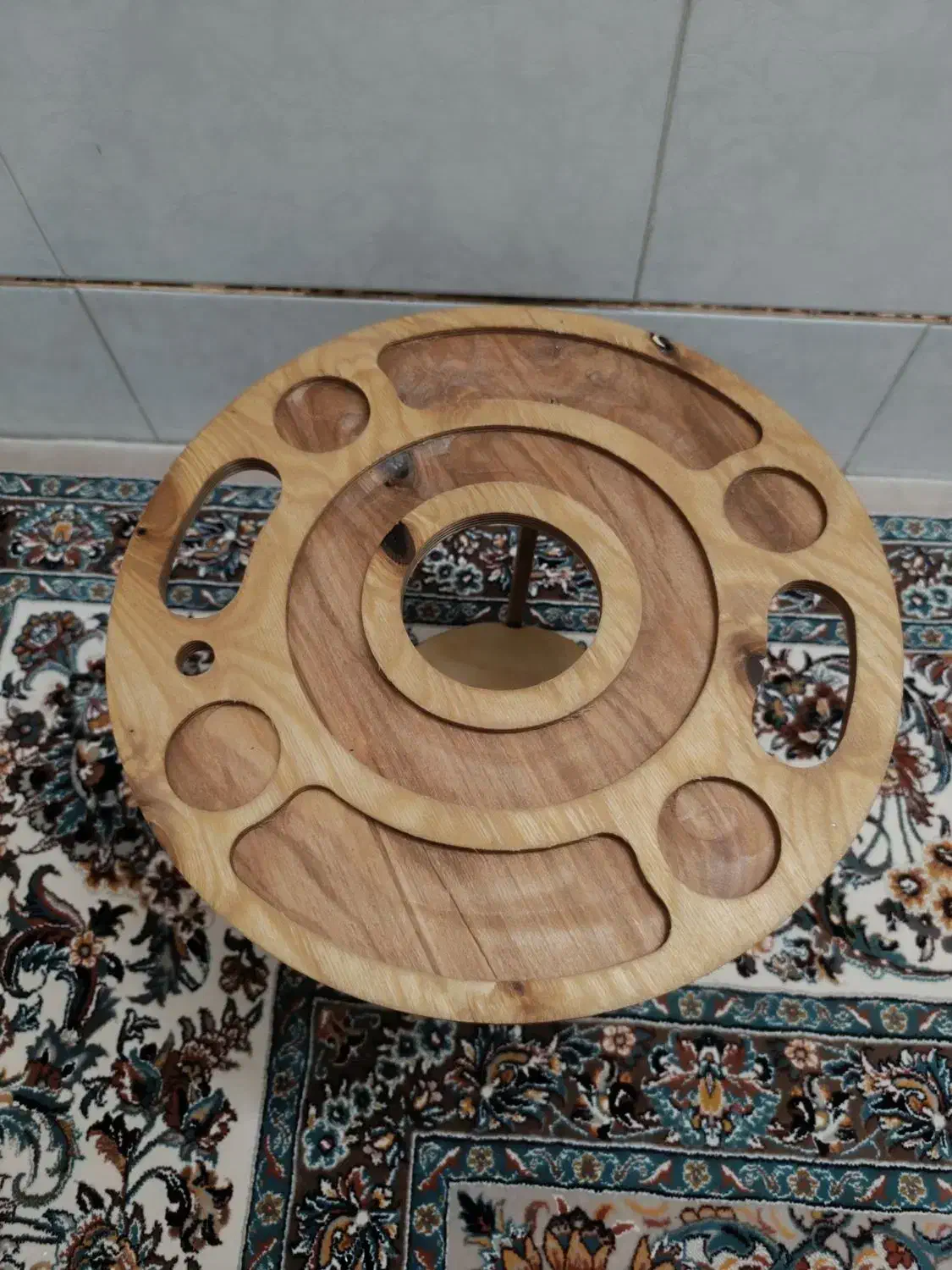 میز قلیان چوبی|کلکسیون و سرگرمی|اصفهان, خوراسگان|دیوار