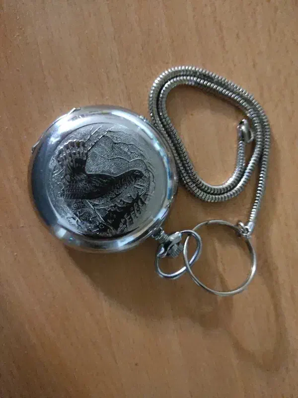 ساعت جیبی عتیقه.آکبند|کلکسیون اشیاء عتیقه|برخوار, |دیوار