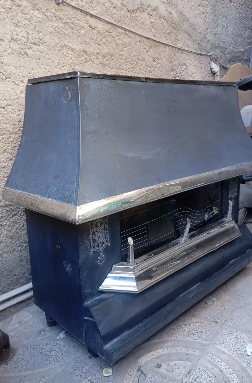 بخاری شومینه ای ایمن گاز 10000|بخاری، هیتر، شومینه|کرمان, |دیوار