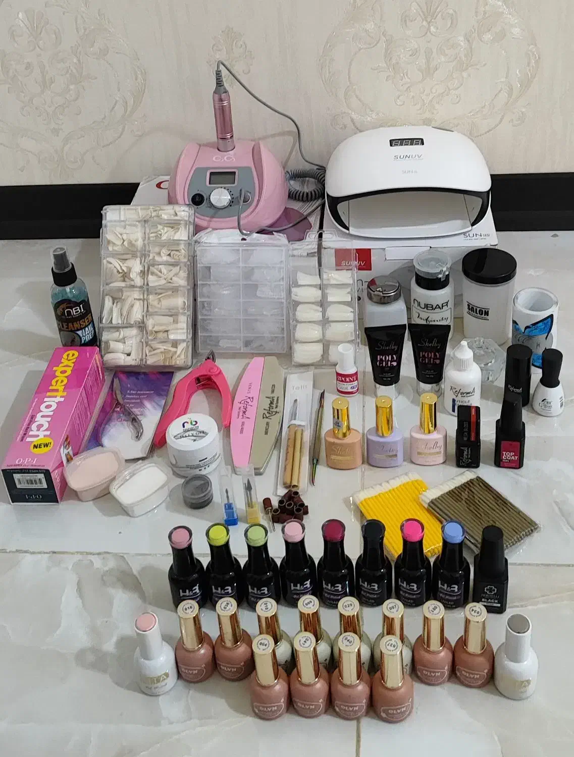 وسایل کاشت ناخن(نو و استفاده نشده)|آرایشی، بهداشتی، درمانی|رامهرمز, |دیوار