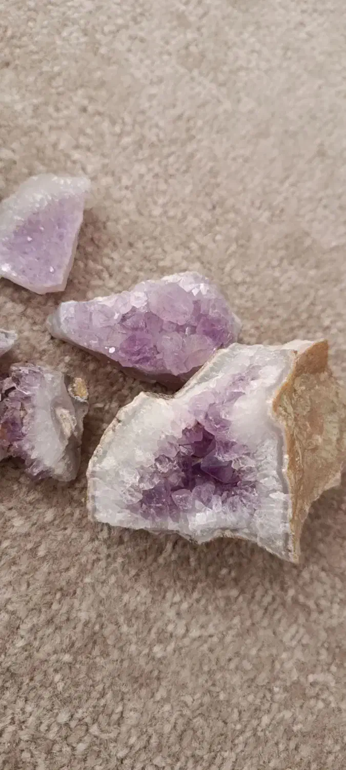 سنگ امیتیست بنفش|جواهرات|رفسنجان, |دیوار