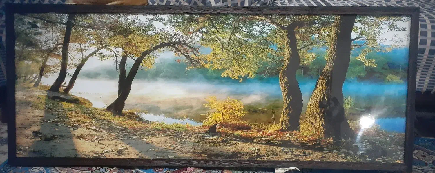 تابلو چراغ دار بزرگ|تابلو، نقاشی، عکس|رشت, باهنر|دیوار