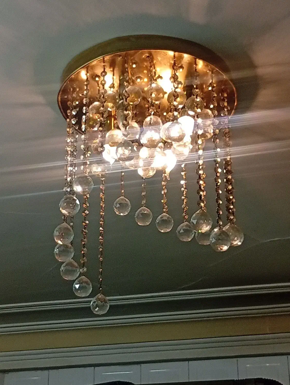 لوستر کریستالی|لوستر و چراغ آویز|مشهد, صیاد شیرازی|دیوار