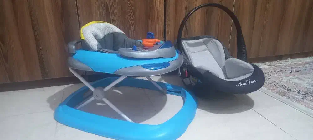 کریر.روروئک موزیکال و چرخدار.گهواره|اسباب و اثاث بچه|فردیس, فردیس|دیوار