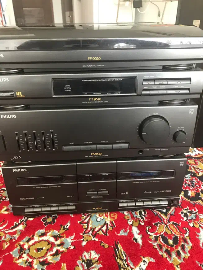 ست گرام تیونر ضبط ( نوسنالژی)|سیستم صوتی خانگی|کیش, |دیوار