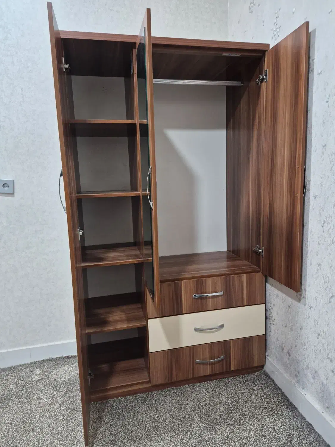 کمد لباس|جاکفشی، کمد، دراور|اندیمشک, |دیوار