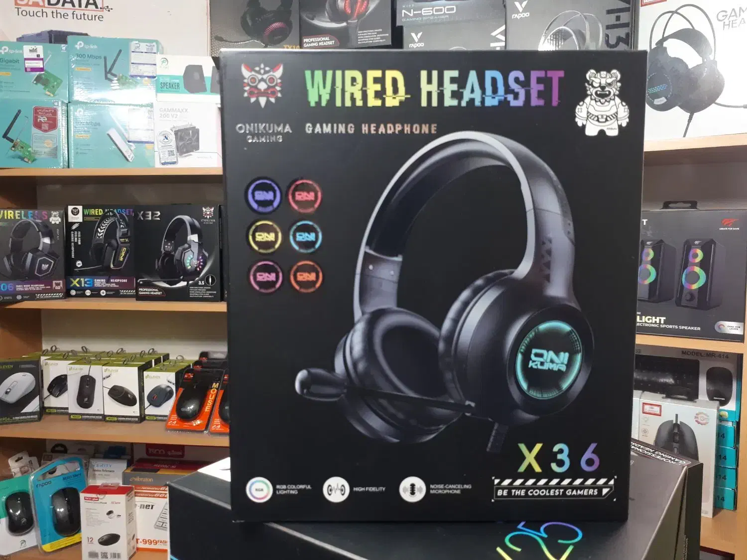 هدست X36 نورپردازی سه بعدی|قطعات و لوازم جانبی رایانه|قم, صفائیه|دیوار