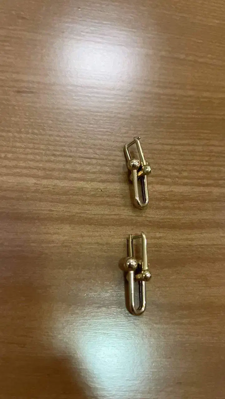 گوشواره طلا تیفانی بدون اجرت کاملا نو|جواهرات|گنبد کاووس, |دیوار