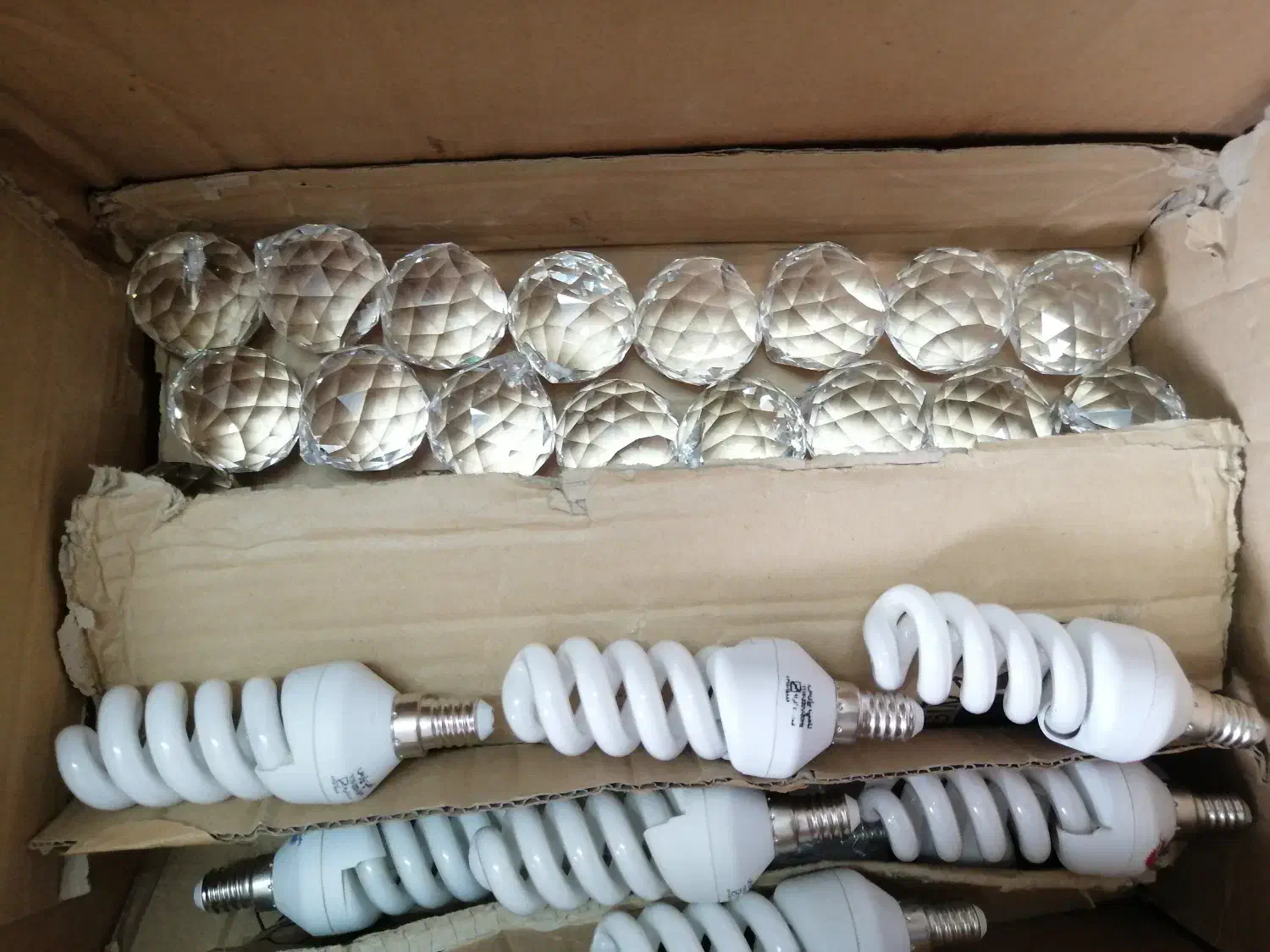 لوستر بدنه استیل کریستال توپی|لوستر و چراغ آویز|مشهد, سید رضی|دیوار