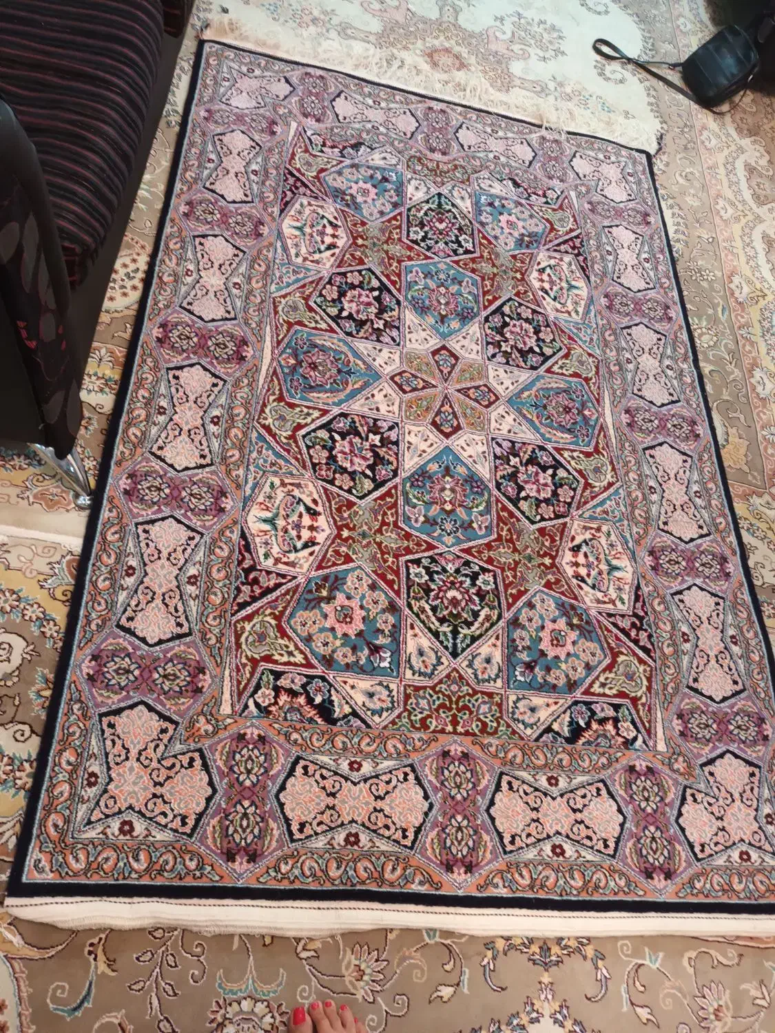 فرش دستبافت نائینی|فرش|اصفهان, شهرستان|دیوار