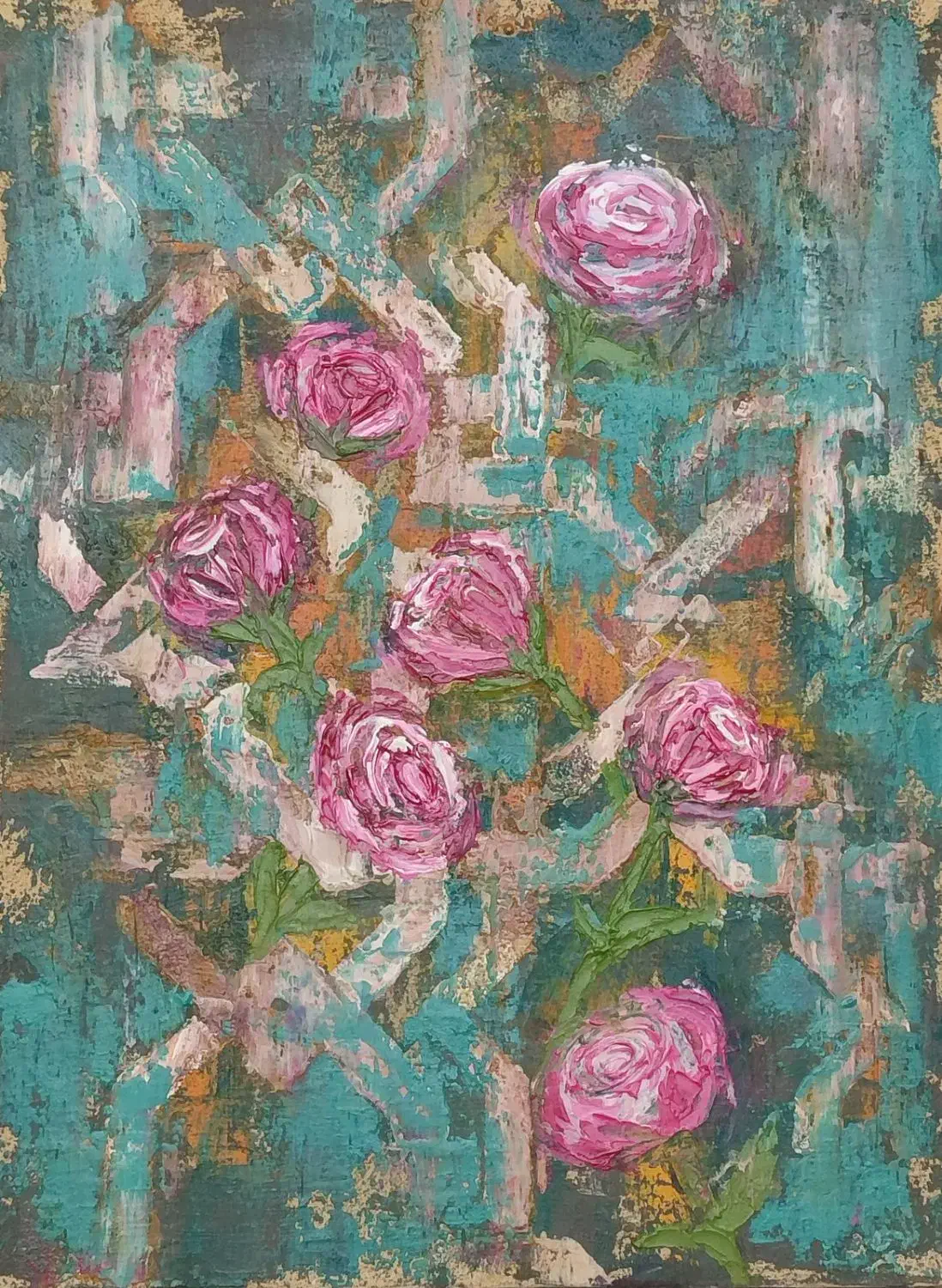 تابلو گل دکوراتیو مدرن|تابلو، نقاشی، عکس|برخوار, |دیوار