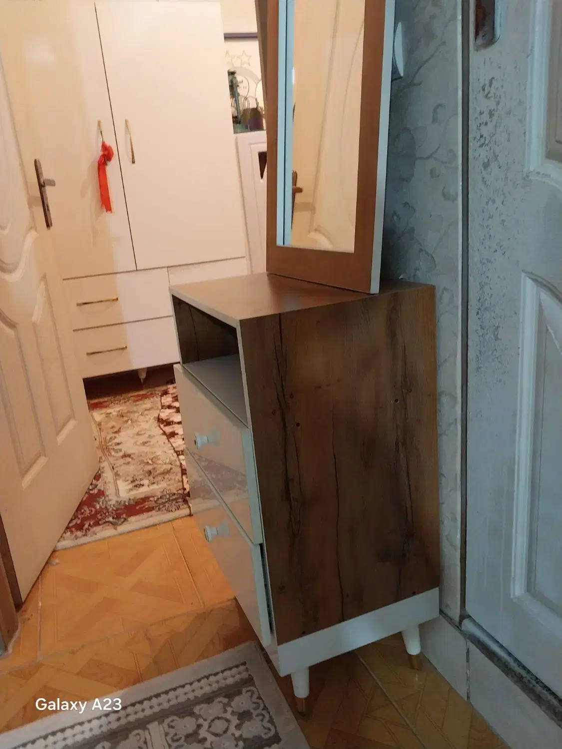 اینه با کنسول تمام ام دی اف نونو|بوفه، ویترین، کنسول|گرمسار, |دیوار