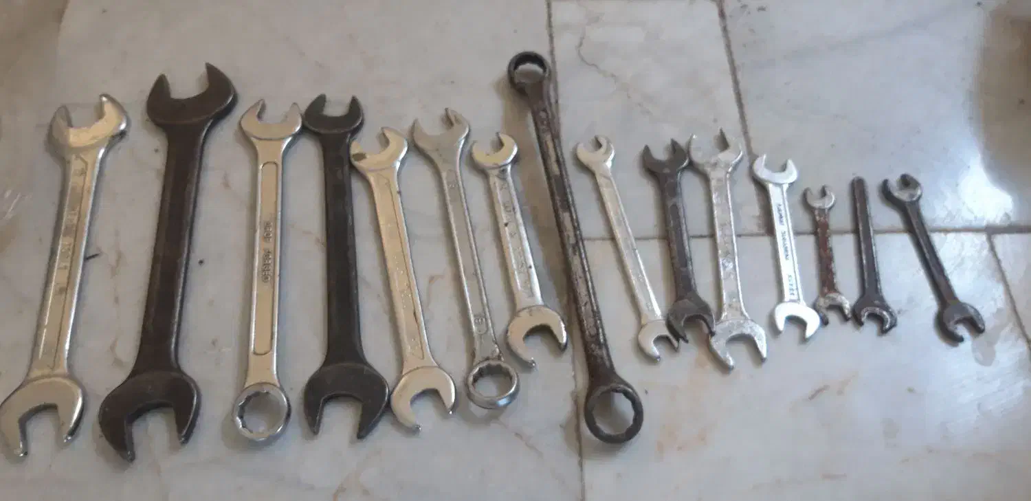 آچار۱۵ عدد دوجفت بوق|ابزارآلات|الوند, |دیوار