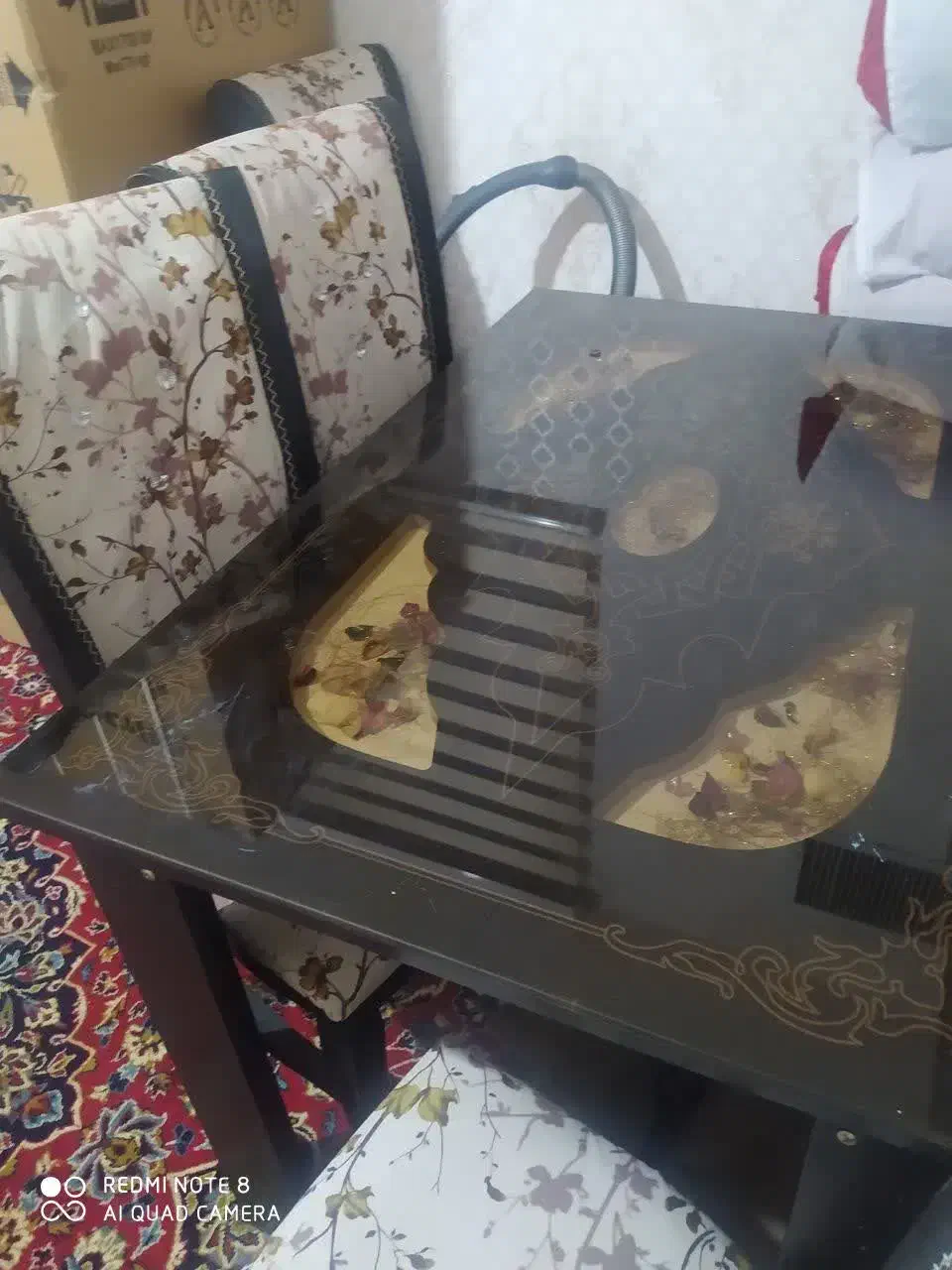 میز و صندلی غذاخوری 4نفره در حد نو|میز و صندلی غذاخوری|خرمآباد, |دیوار