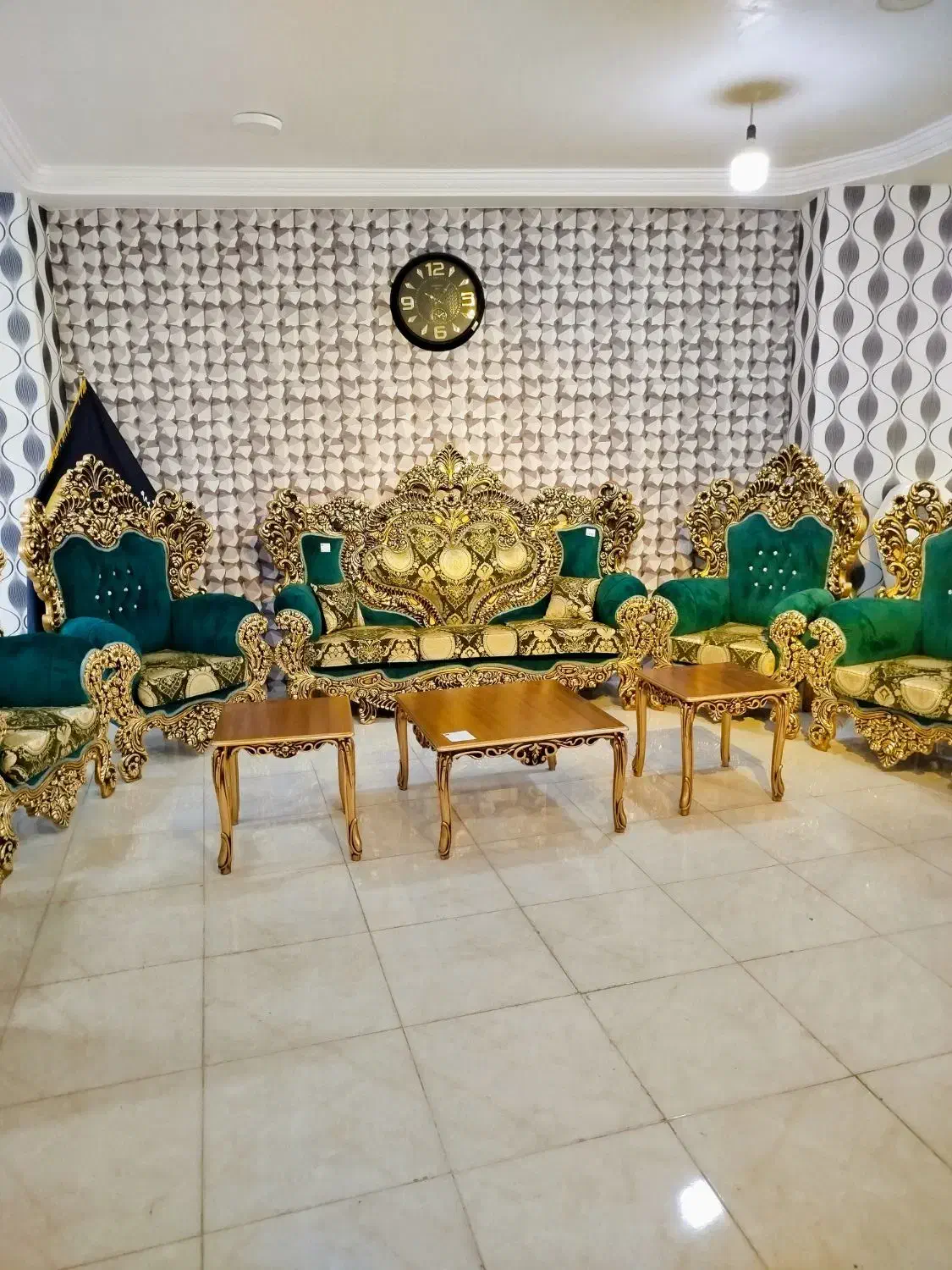 مبل شیپوری 9نفره زرکالاا|مبلمان خانگی و میز عسلی|یاسوج, |دیوار