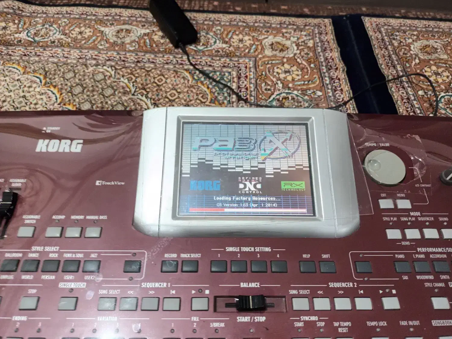 ارگ pa500 تبدیل به pa3x|پیانو، کیبورد، آکاردئون|مریوان, |دیوار