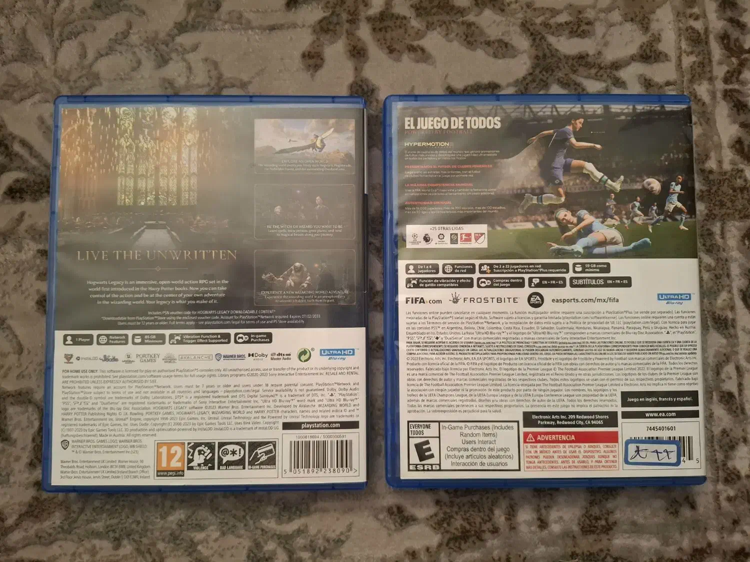 Hogwarts legacy fifa 23 PS5|کنسول، بازی ویدئویی و آنلاین|تهران, المهدی|دیوار