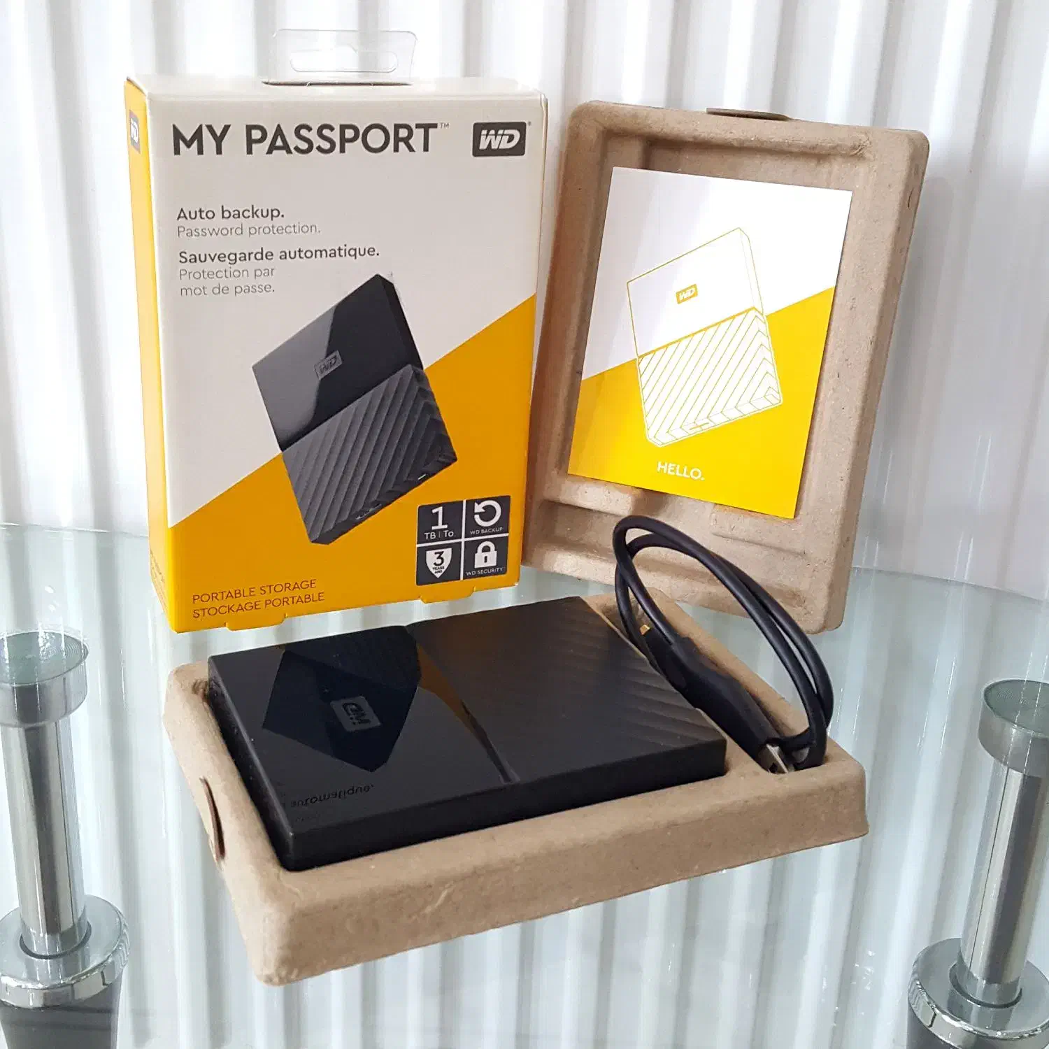 هارد اکسترنال اصلی وسترن دیجیتال (wd my passport)|قطعات و لوازم جانبی رایانه|تهران, گلستان (شهرک راه آهن)|دیوار