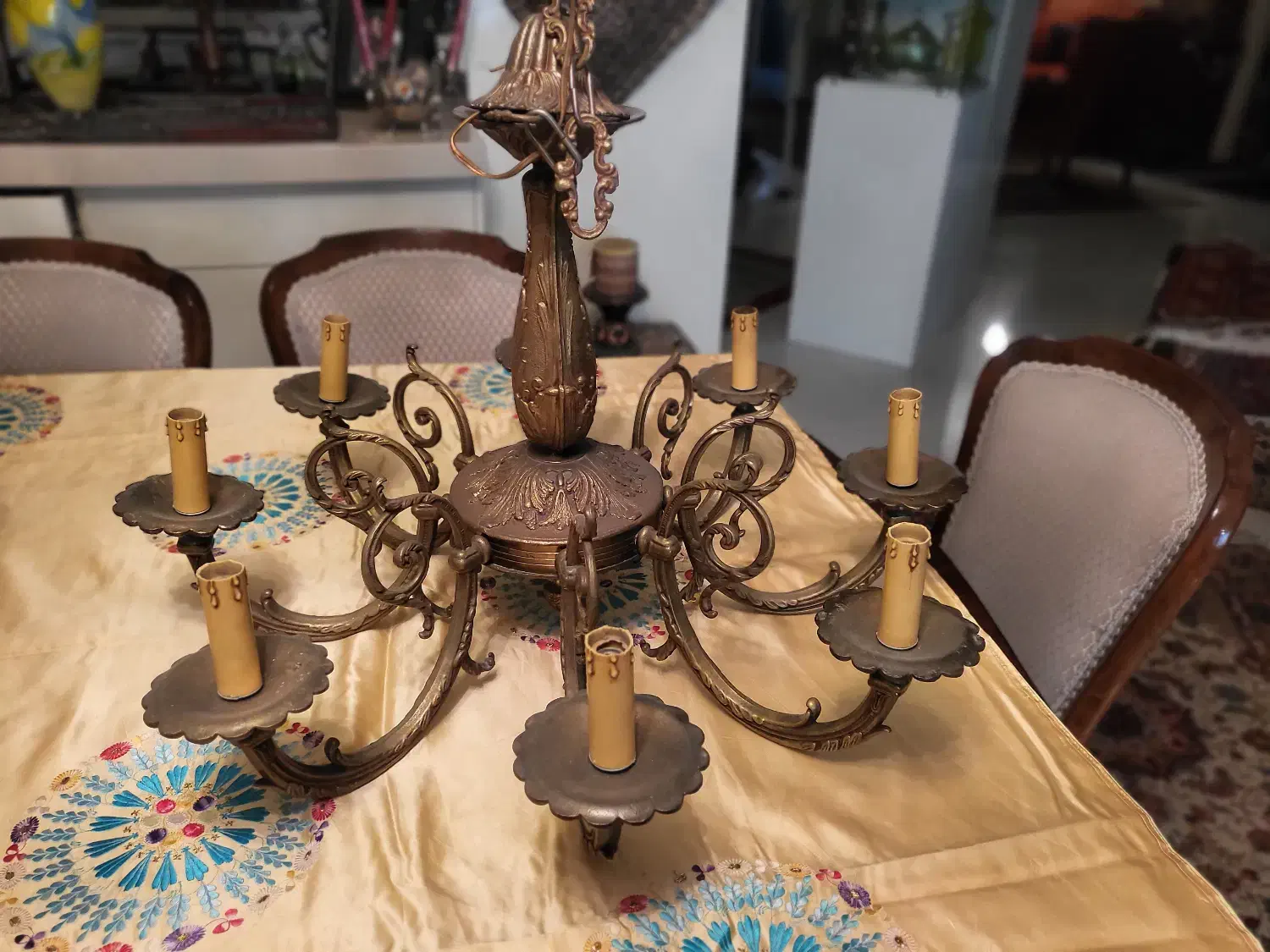 لوستر های سقفی ودیوار برنز ایتالایی|لوستر و چراغ آویز|تهران, امانیه|دیوار