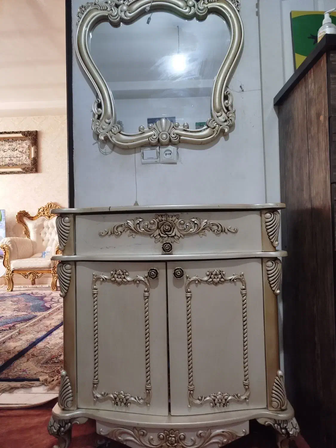 اینه وکنسول تمام ام دی اف|مبلمان خانگی و میز عسلی|بهارستان, |دیوار