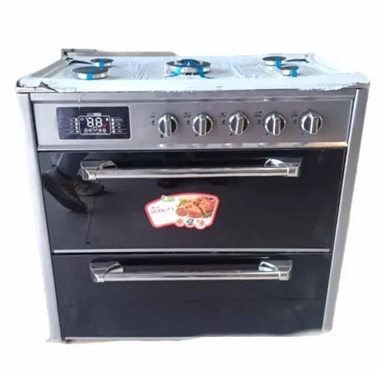 فروش اجاق‌گاز طرح فر صفحه استیل ۵ شعله Gas cooker|اجاق گاز و لوازم برقی پخت‌وپز|قم, شهرک توانیر|دیوار
