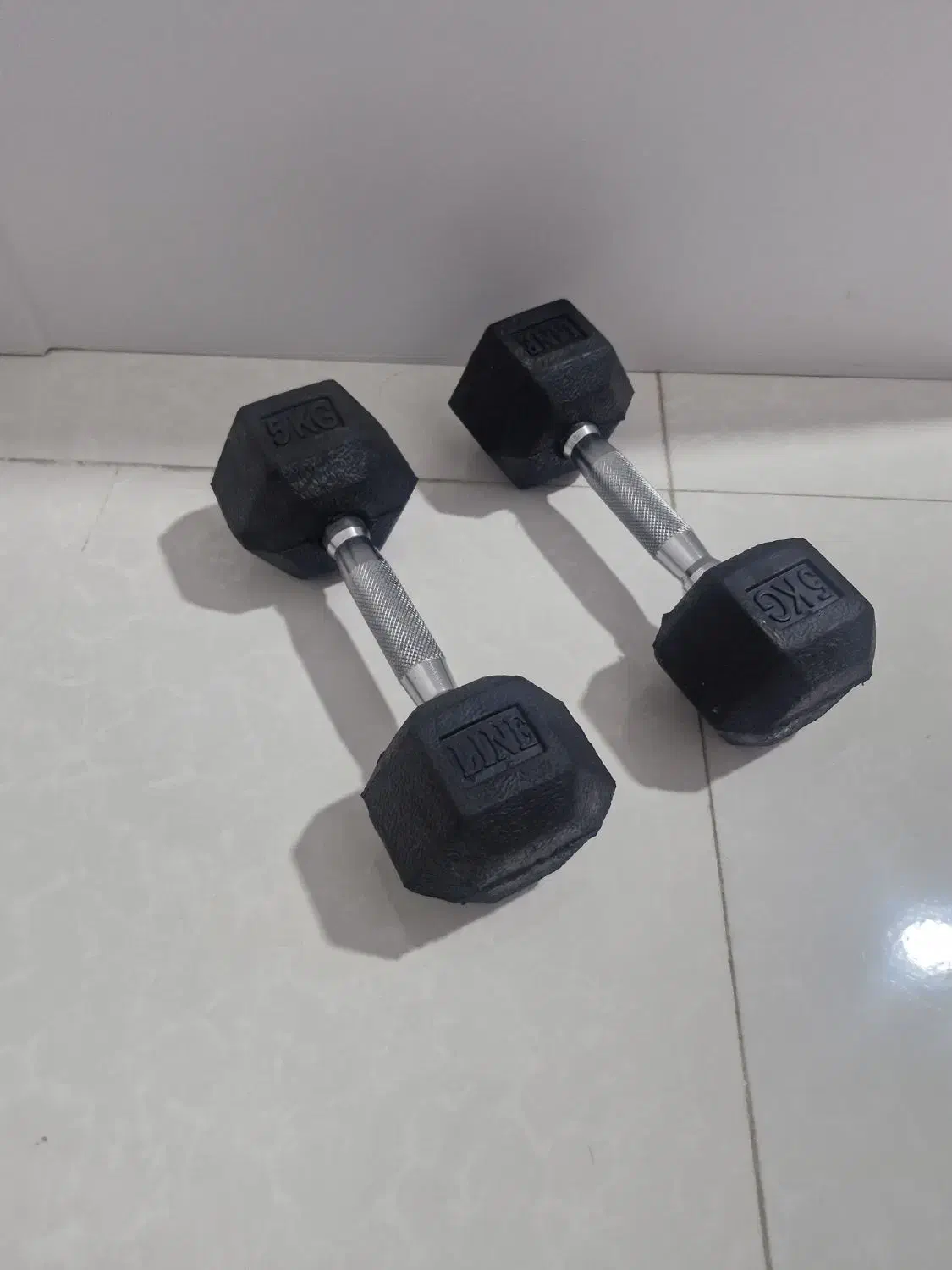 دمبل ۵ کیلویی|تجهیزات ورزشی|کرمانشاه, |دیوار