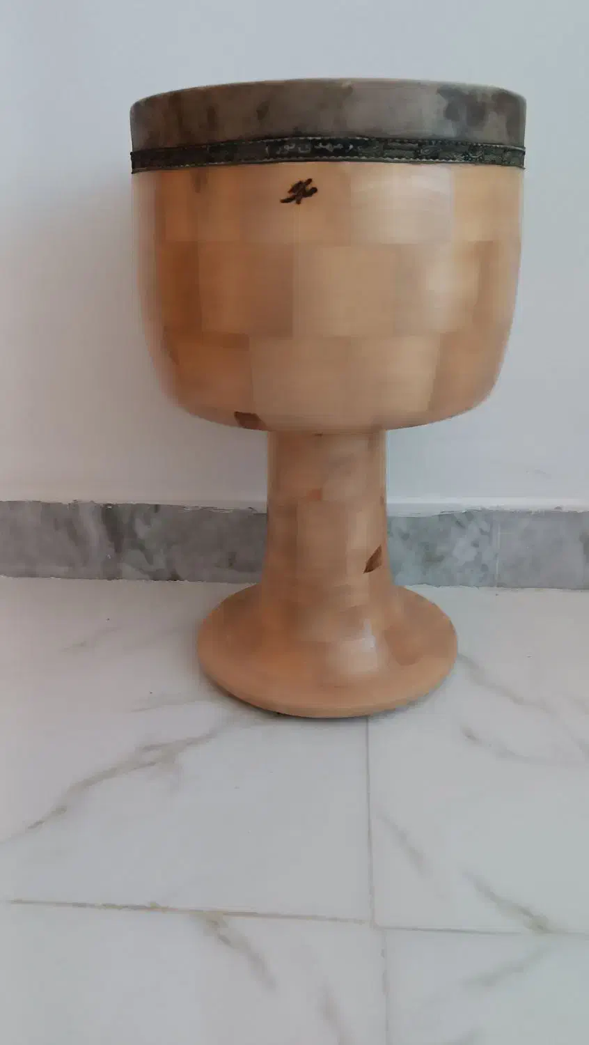 تنبک مهدی‌پور بسیار سالم|سازهای سنتی|نورآباد, |دیوار